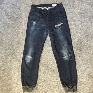 Rag and Bone faux jeans sweatpants